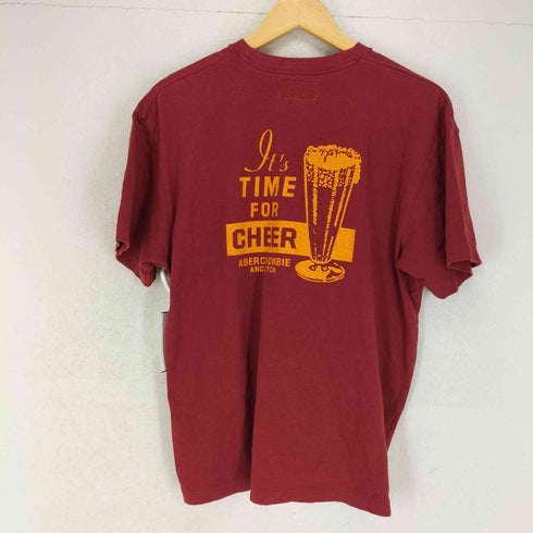 アバクロンビーアンドフィッチ Abercrombie & Fitch 両面プリントS/S TEE メンズ JPN:L