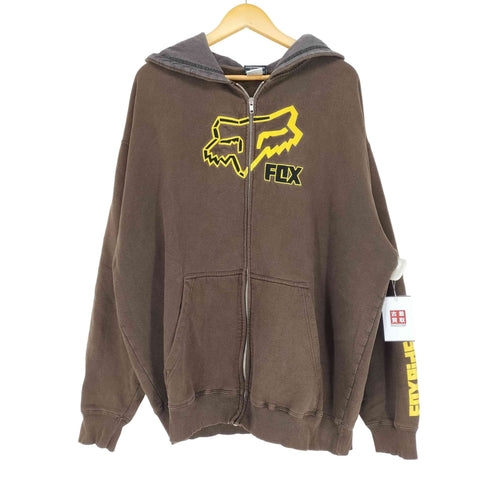 フォックスレーシング FOX RACING 刺繍ジップアップパーカー メンズ XXL