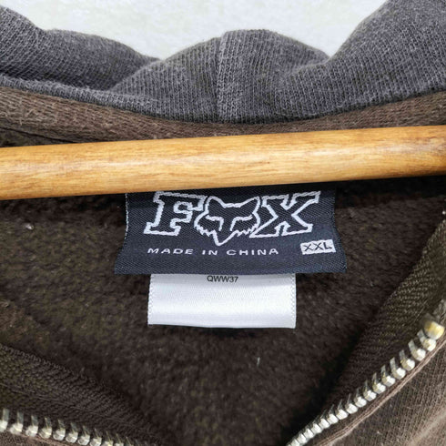 フォックスレーシング FOX RACING 刺繍ジップアップパーカー メンズ XXL