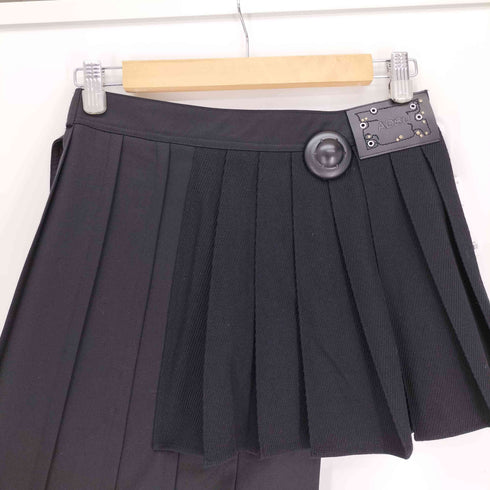 アンダースンベル Andersson Bell DOBLE PLEATED WRAP SKIRT ダブル プリーツ ラップ スカート レディース 36