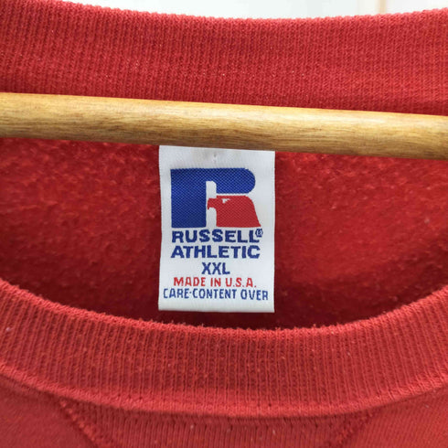 ラッセルアスレチック RUSSELL ATHLETIC 90S MADE IN USA 1998コピーライト プリント半袖スウェット メンズ XXL