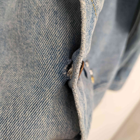GENERAL CLOTHING COMPANY LTD スタッズカスタムデニムトラッカージャケット メンズ L