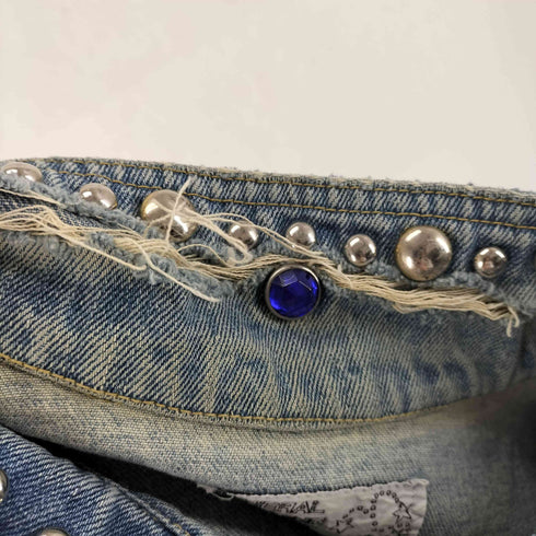 GENERAL CLOTHING COMPANY LTD スタッズカスタムデニムトラッカージャケット メンズ L