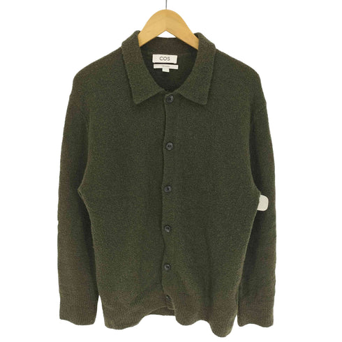 コス COS RELAXED-FIT COLLARED CARDIGAN ウール ナイロン シャツ カーディガン メンズ import:XS