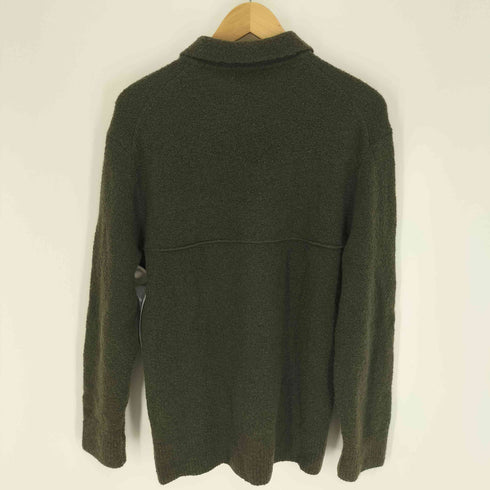 コス COS RELAXED-FIT COLLARED CARDIGAN ウール ナイロン シャツ カーディガン メンズ import:XS