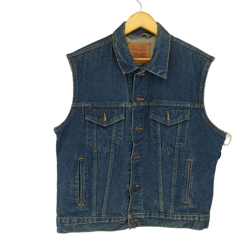 リーバイス Levis 90S 92年製 70506-0216 ボタン裏715 ノースリーブデニムトラッカージャケット メンズ JPN:42