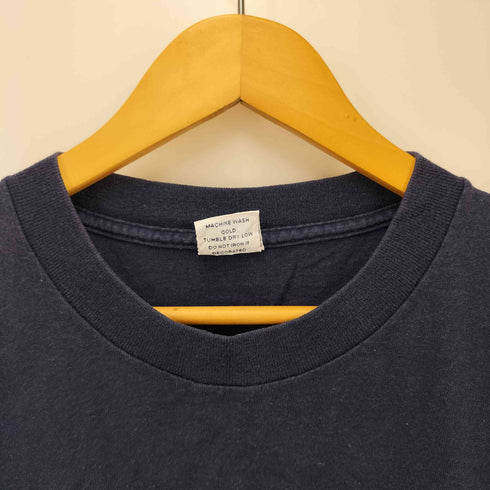エクストララージ XLARGE 90S USA製 刺繍初期タグ NY ベースボール ロゴ ポケット S/S Tシャツ メンズ import:L