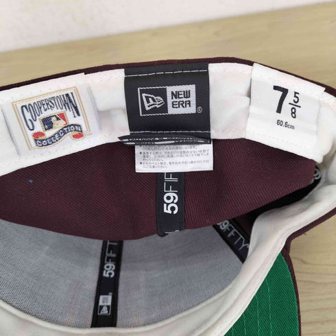 ニューエラ NEW ERA 59FIFTY MAROON メンズ 7 5/8