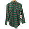 OLD SCHOOL SANFORIZED レギュラーカラー L/S チェック ネル シャツ メンズ 15-15 1/2