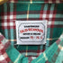 OLD SCHOOL SANFORIZED レギュラーカラー L/S チェック ネル シャツ メンズ 15-15 1/2