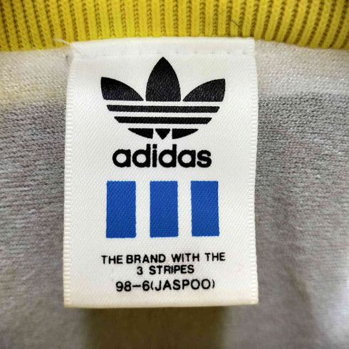 アディダス adidas 90S デサント製 パッカブル フード ロゴ 刺繍 カラーブロック ジップアップ トレーニング ジャケット メンズ O