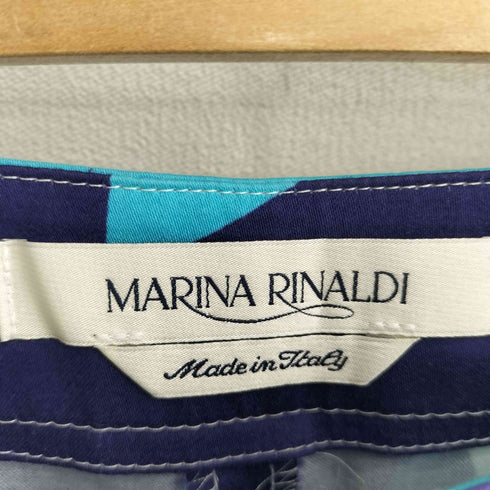 マリナリナルディ marina rinaldi マーブル柄 ストレートスラックス レディース 11