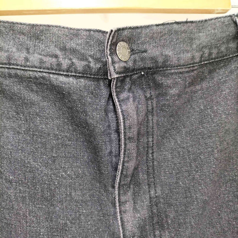 プニュズ PUNYUS 22AW デニムバギーパンツ ブラック デニム ワイド パンツ ユニセックス メンズ JPN:3