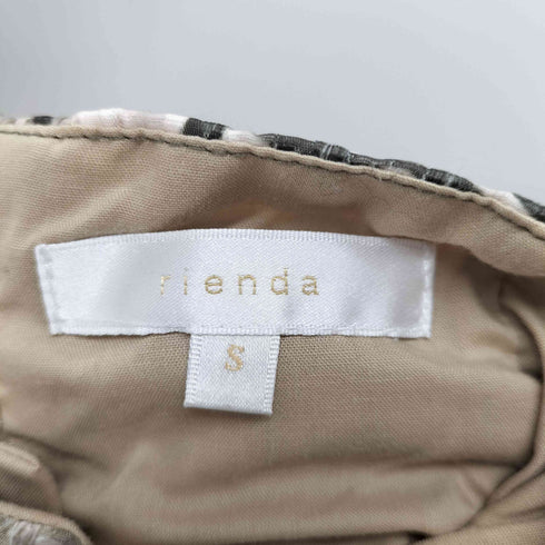 リエンダ rienda ラインフラワーH/WフレアSK レディース JPN:S
