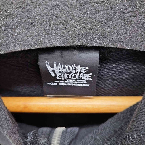 ハードコアチョコレート HARDCORE CHOCOLATE 推理小説グラフィック ZIPパーカ メンズ JPN:M