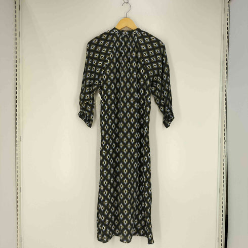 ザラ ZARA バンドカラー ハーフボタン シャツワンピース レディース import:XS