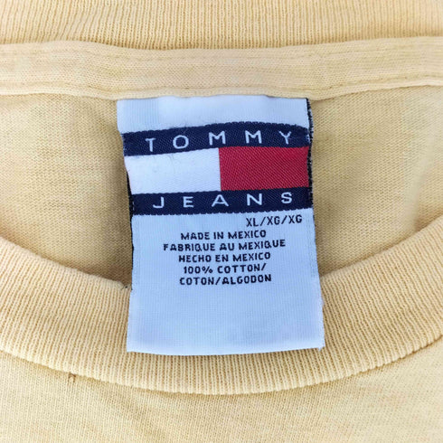 トミージーンズ tommy jeans ロゴプリントTシャツ メンズ import:XL