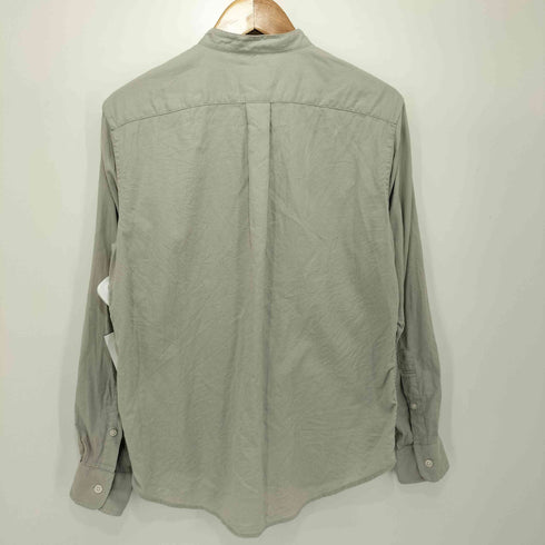 ユナイテッドアローズグリーンレーベルリラクシング UNITED ARROWS green label relaxing ナチュラルフィット バンドカラー シャツ メンズ JPN:XS