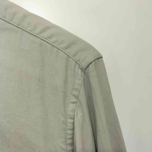 ユナイテッドアローズグリーンレーベルリラクシング UNITED ARROWS green label relaxing ナチュラルフィット バンドカラー シャツ メンズ JPN:XS