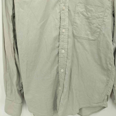 ユナイテッドアローズグリーンレーベルリラクシング UNITED ARROWS green label relaxing ナチュラルフィット バンドカラー シャツ メンズ JPN:XS