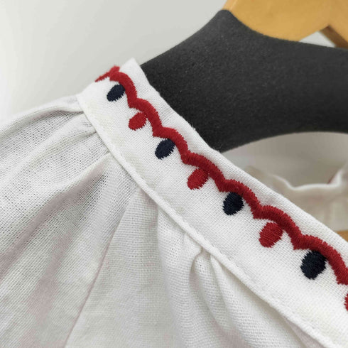 刺繍デザインブラウス レディース