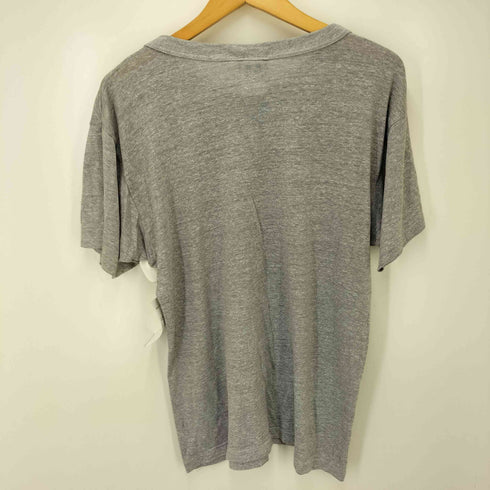 チャンピオン Champion 80S USA製 トリコタグ 染み込み三段 BASKRTBALL プリント S/S クルーネック Tシャツ カスタム ステッチ メンズ import:M