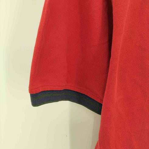 トミーヒルフィガーゴルフ TOMMY HILFIGER GOLF ワンポイント刺繍 鹿の子 S/Sポロシャツ メンズ import:L