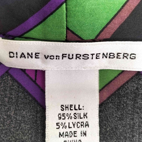 DAINE von FURSTENBERG ボウタイ ノースリーブワンピース レディース 2