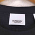 バーバリー BURBERRY Ladies Black Short Sleeve Logo Intarsia Wool Silk Cashmere Top レディース S