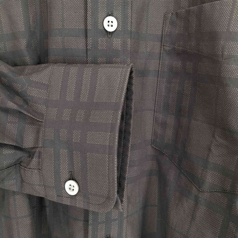 バーバリーロンドン BURBERRY LONDON チェック柄ボタンダウンシャツ メンズ L