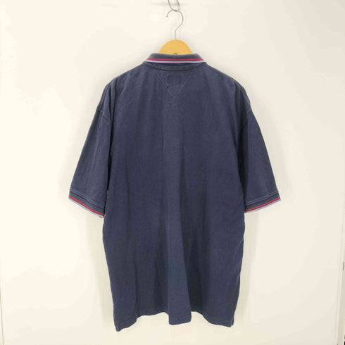 トミーヒルフィガーデニム TOMMY HILFIGER DENIM 刺繍 鹿の子 S/Sポロシャツ メンズ