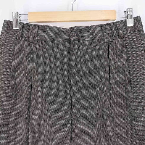 MA-JI MASATOMO ウール 2タック ワイドスラックスパンツ メンズ W85