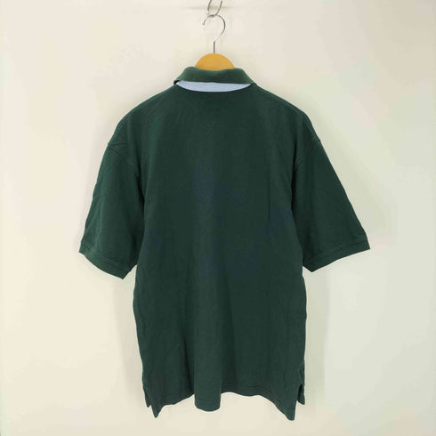 トミーヒルフィガー TOMMY HILFIGER ワンポイント刺繍 鹿の子 S/Sポロシャツ メンズ import:XL