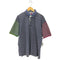 トミーヒルフィガー TOMMY HILFIGER ワンポイント刺繍 S/Sボーダーポロシャツ メンズ import:XL