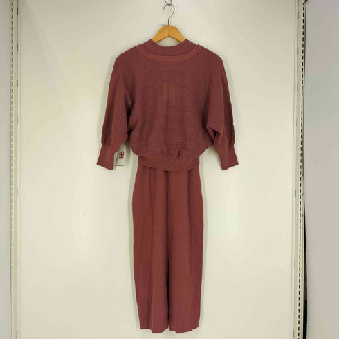 プロポーションバイボディードレッシング PROPORTION BODY DRESSING 透かしカーディガン ナローリブニットワンピース レディース S