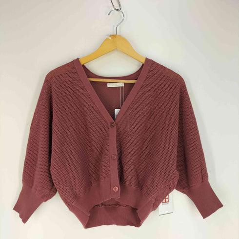プロポーションバイボディードレッシング PROPORTION BODY DRESSING 透かしカーディガン ナローリブニットワンピース レディース S