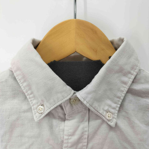 ポロラルフローレン POLO RALPH LAUREN リネン100% スモールポニー刺繍 BD L/Sシャツ メンズ import:XS
