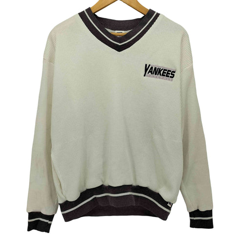 ラッセルアスレチック RUSSELL ATHLETIC 90S USA製 ベースボールチーム ワンポイント刺繍 サーマルプルオーバースウェット メンズ import:XL
