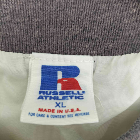ラッセルアスレチック RUSSELL ATHLETIC 90S USA製 ベースボールチーム ワンポイント刺繍 サーマルプルオーバースウェット メンズ import:XL