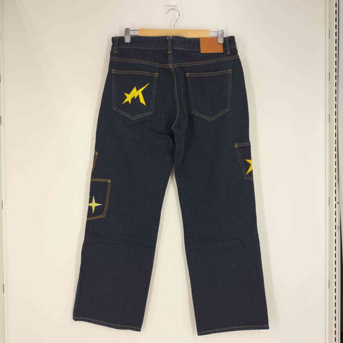 メゾンエメラルド MAISON EMERALD Multi Pocket Jeans ワッペン付き デニムパンツ メンズ JPN:L