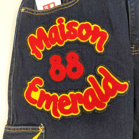 メゾンエメラルド MAISON EMERALD Multi Pocket Jeans ワッペン付き デニムパンツ メンズ JPN:L