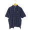 トミーヒルフィガー TOMMY HILFIGER ワンポイント刺繍 S/S格子柄ポロシャツ メンズ import:L