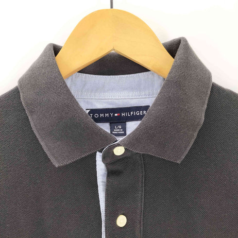 トミーヒルフィガー TOMMY HILFIGER ロゴ刺繍 ポロシャツ メンズ import:L