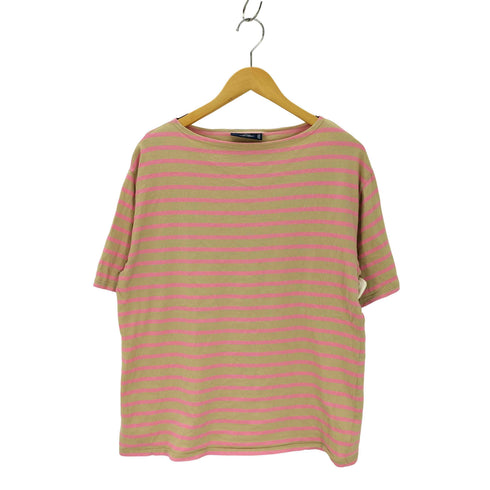 セントジェームス SAINT JAMES フランス製 ボーダー ボートネック Tシャツ バスク シャツ レディース 42