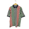 トミーヒルフィガー TOMMY HILFIGER マルチカラーストライプ S/Sポロシャツ メンズ import:XL