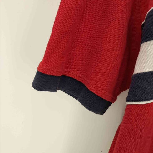 トミーヒルフィガー TOMMY HILFIGER ロゴ刺繍 S/S鹿の子ポロシャツ メンズ import:L