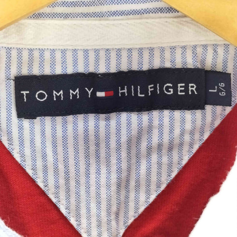 トミーヒルフィガー TOMMY HILFIGER ロゴ刺繍 ポロシャツ メンズ import:L