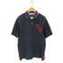 トミーヒルフィガー TOMMY HILFIGER ロゴ刺繍 S/S鹿の子ポロシャツ メンズ import:XL