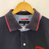 トミーヒルフィガー TOMMY HILFIGER ロゴ刺繍 S/S鹿の子ポロシャツ メンズ import:XL