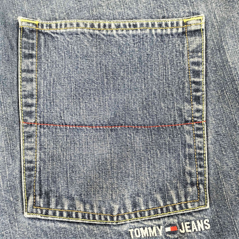 トミージーンズ tommy jeans 5ポケット バギーデニムパンツ メンズ 38×34